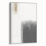 Dining Room Wall Art – Modern Monochrome Abstract Canvas Print