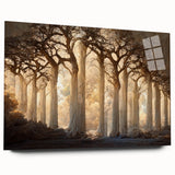 Enchanted Forest Living Room Wall Art - Mystical Canvas Print