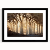 Enchanted Forest Living Room Wall Art - Mystical Canvas Print
