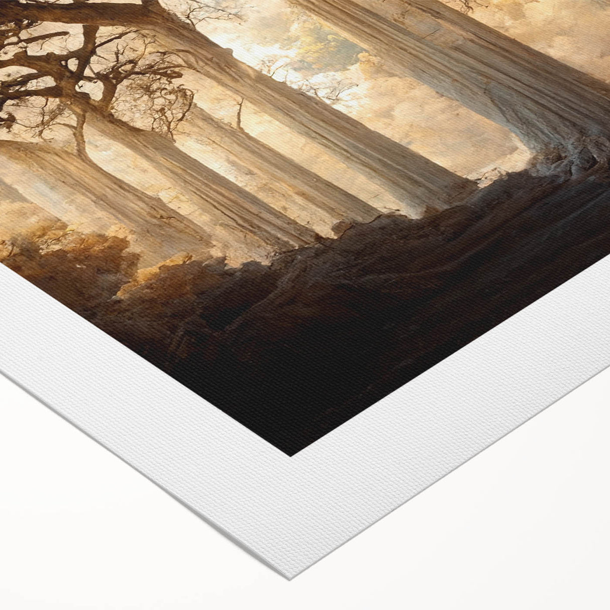 Enchanted Forest Living Room Wall Art - Mystical Canvas Print