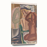 Expressionist Art - Bathing Women by Leo Gestel | Abstract Wall Art