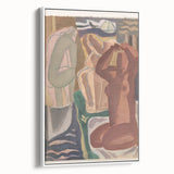 Expressionist Art - Bathing Women by Leo Gestel | Abstract Wall Art