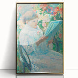 On a Balcony - Impressionist Portrait by Mary Cassatt