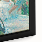 On a Balcony - Impressionist Portrait by Mary Cassatt