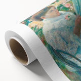 On a Balcony - Impressionist Portrait by Mary Cassatt