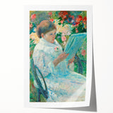 On a Balcony - Impressionist Portrait by Mary Cassatt