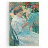 On a Balcony - Impressionist Portrait by Mary Cassatt