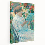 On a Balcony - Impressionist Portrait by Mary Cassatt