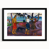 Modern Wall Art - I Raro Te Oviri by Paul Gauguin - Exotic Island Decor