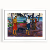 Modern Wall Art - I Raro Te Oviri by Paul Gauguin - Exotic Island Decor