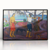 Modern Wall Art - I Raro Te Oviri by Paul Gauguin - Exotic Island Decor