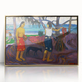 Modern Wall Art - I Raro Te Oviri by Paul Gauguin - Exotic Island Decor