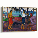 Modern Wall Art - I Raro Te Oviri by Paul Gauguin - Exotic Island Decor
