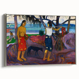 Modern Wall Art - I Raro Te Oviri by Paul Gauguin - Exotic Island Decor