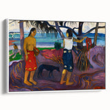 Modern Wall Art - I Raro Te Oviri by Paul Gauguin - Exotic Island Decor