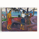 Modern Wall Art - I Raro Te Oviri by Paul Gauguin - Exotic Island Decor