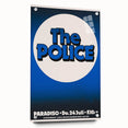 The Police 1980 Paradiso Concert Poster - Vintage Music