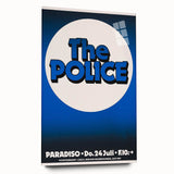 The Police 1980 Paradiso Concert Poster - Vintage Music