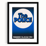 The Police 1980 Paradiso Concert Poster - Vintage Music