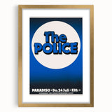 The Police 1980 Paradiso Concert Poster - Vintage Music