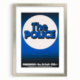 The Police 1980 Paradiso Concert Poster - Vintage Music