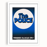 The Police 1980 Paradiso Concert Poster - Vintage Music