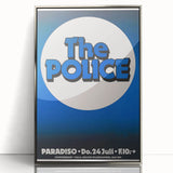 The Police 1980 Paradiso Concert Poster - Vintage Music