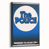 The Police 1980 Paradiso Concert Poster - Vintage Music