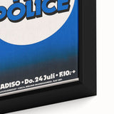 The Police 1980 Paradiso Concert Poster - Vintage Music