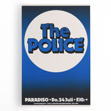 The Police 1980 Paradiso Concert Poster - Vintage Music