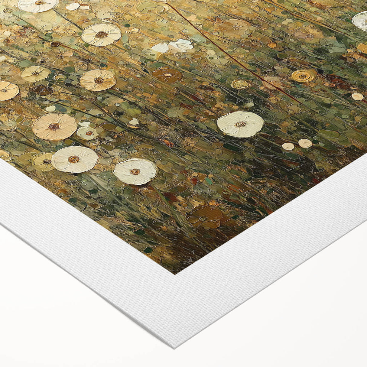 Vibrant abstract floral design on rolled canvas art, showcasing bold colors and intricate patterns, ideal for modern home decor. Perfectly packaged in a durable tube.
