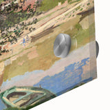 Monet Riverside Scene - Impressionist Wall Art Canvas Print