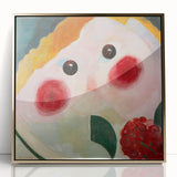 Contemporary Abstract Modern Art – Bold Minimalist Wall Art with Florals