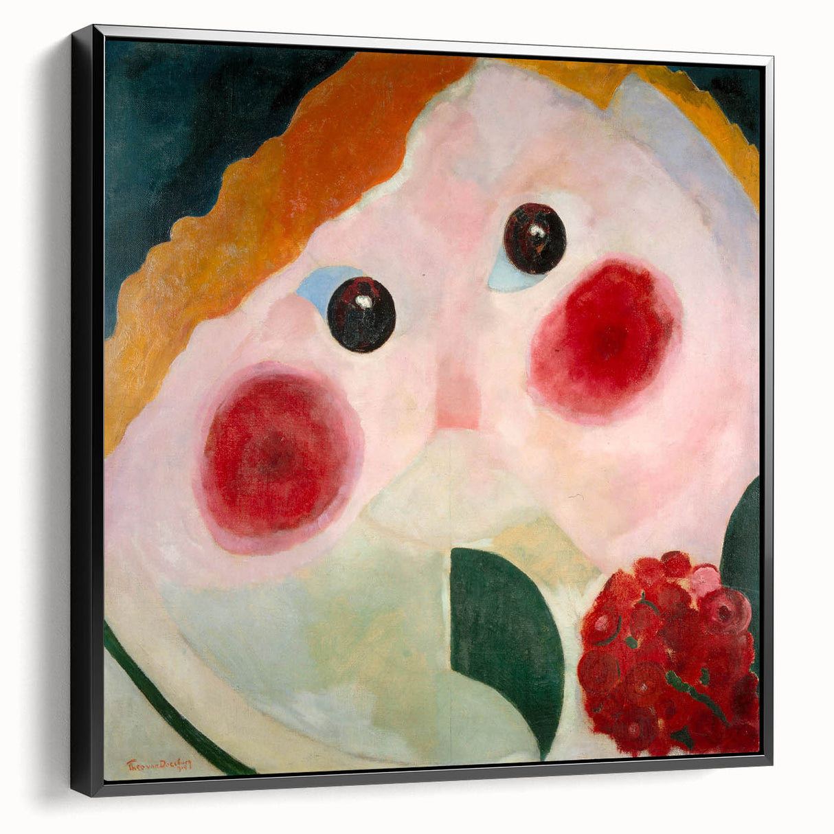 Contemporary Abstract Modern Art – Bold Minimalist Wall Art with Florals