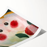 Contemporary Abstract Modern Art – Bold Minimalist Wall Art with Florals