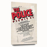 The Police Picnic 82 Concert Poster - August 13th, 1982