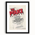 The Police Picnic 82 Concert Poster - August 13th, 1982