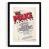 The Police Picnic 82 Concert Poster - August 13th, 1982