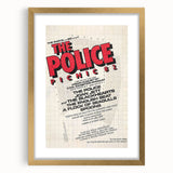 The Police Picnic 82 Concert Poster - August 13th, 1982