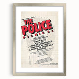 The Police Picnic 82 Concert Poster - August 13th, 1982