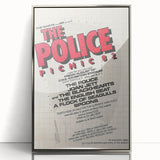 The Police Picnic 82 Concert Poster - August 13th, 1982