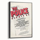 The Police Picnic 82 Concert Poster - August 13th, 1982