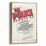 The Police Picnic 82 Concert Poster - August 13th, 1982