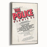 The Police Picnic 82 Concert Poster - August 13th, 1982