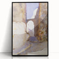 Romanticism Art: Street in Tangier by Sargent - Exotic Scenic Canvas