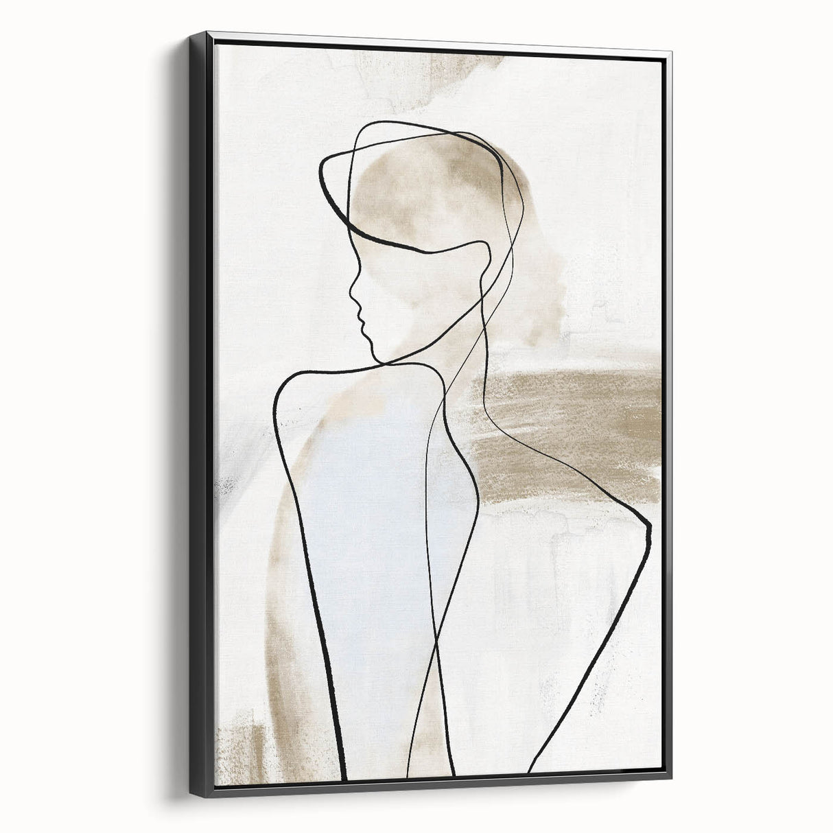 Acrylic Dining Room Artwork – Elegant Minimalist Line Art Print