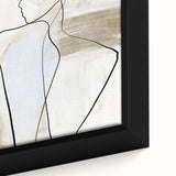 Acrylic Dining Room Artwork – Elegant Minimalist Line Art Print