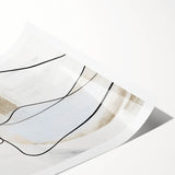 Acrylic Dining Room Artwork – Elegant Minimalist Line Art Print