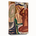 Expressionist Art - Two Bathing Women in Modern Expressionism Style