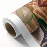 Expressionist Art - Two Bathing Women in Modern Expressionism Style